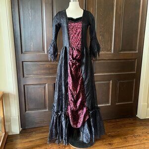 Rubie's Costume Countess of Transylvania Adult Medium Goth Halloween Long Dress